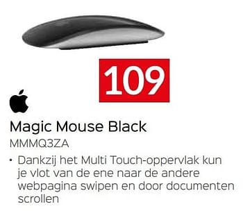 Promoties Apple magic mouse black mmmq3za - Apple - Geldig van 11/12/2023 tot 31/12/2023 bij Selexion