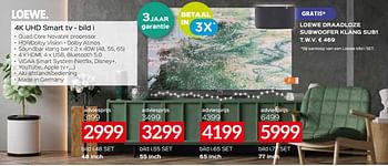 Promoties Loewe 4k uhd smart tv bild i.48 set - Loewe - Geldig van 11/12/2023 tot 31/12/2023 bij Selexion