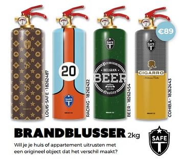 Promoties Brandblusser - Safe - Geldig van 19/12/2023 tot 31/12/2023 bij Europoint