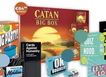 Promoties Catan big box - 999games - Geldig van 19/12/2023 tot 31/12/2023 bij Europoint