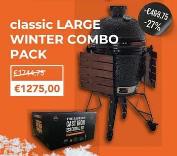 Promoties Classic large winter combo pack - The Bastard - Geldig van 19/12/2023 tot 31/12/2023 bij Europoint