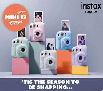 Promoties Fujifilm instax mini 12 - Fujifilm - Geldig van 19/12/2023 tot 31/12/2023 bij Europoint