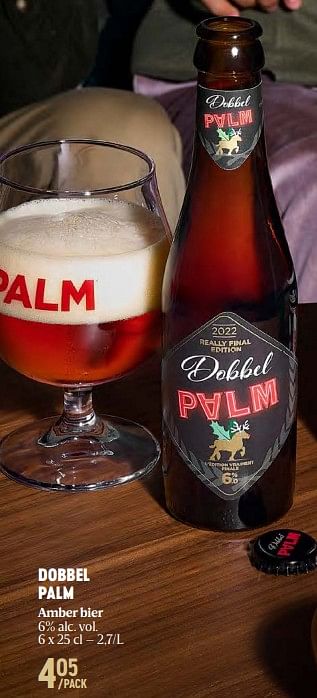 Promoties Dobbel palm amber bier - Palm - Geldig van 16/11/2023 tot 03/01/2024 bij Delhaize