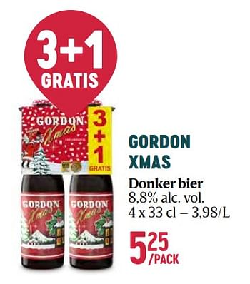 Promoties Gordon xmas donker bier - Gordon - Geldig van 16/11/2023 tot 03/01/2024 bij Delhaize