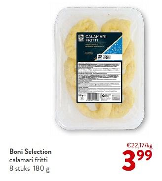 Promoties Boni selection calamari fritti - Boni - Geldig van 13/12/2023 tot 31/12/2023 bij OKay