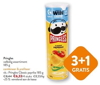 Promoties Pringles classic paprika - Pringles - Geldig van 13/12/2023 tot 31/12/2023 bij OKay