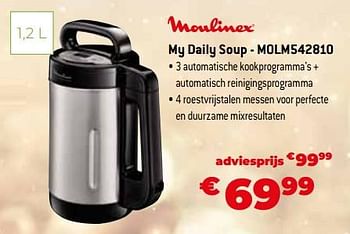 Promoties Moulinex my daily soup - molm542810 - Moulinex - Geldig van 11/12/2023 tot 31/12/2023 bij Exellent
