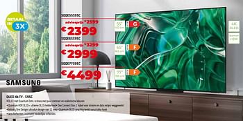 Promoties Samsung oled 4k tv - sqqe55s95c - Samsung - Geldig van 11/12/2023 tot 31/12/2023 bij Exellent