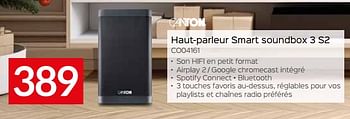 Promotions Canton haut-parleur smart soundbox 3 s2 co04161 - Canton - Valide de 11/12/2023 à 31/12/2023 chez Selexion
