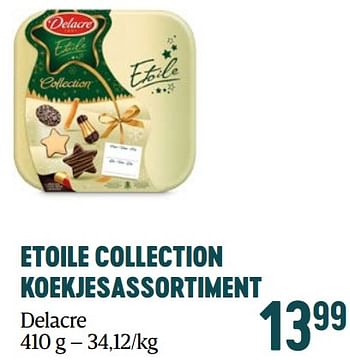 Promotions Etoile collection koekjesassortiment delacre - Delacre - Valide de 16/11/2023 à 03/01/2024 chez Delhaize