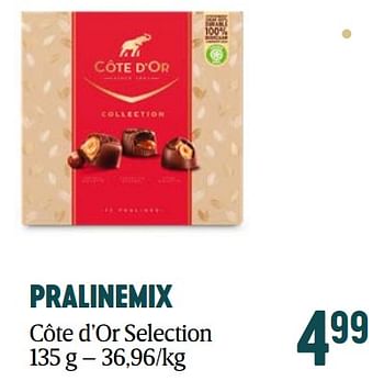 Promoties Pralinemix côte d’or selection - Cote D'Or - Geldig van 16/11/2023 tot 03/01/2024 bij Delhaize