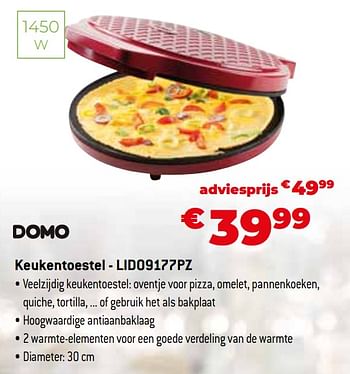 Promoties Domo elektro keukentoestel - lido9177pz - Domo elektro - Geldig van 11/12/2023 tot 31/12/2023 bij Exellent