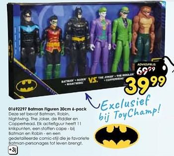 Promotions Batman figuren - Spin Master - Valide de 19/12/2023 à 31/12/2023 chez ToyChamp