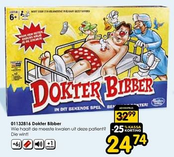 Promoties Dokter bibber - Hasbro - Geldig van 19/12/2023 tot 31/12/2023 bij ToyChamp