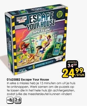 Promoties Escape your house - Identity Games - Geldig van 19/12/2023 tot 31/12/2023 bij ToyChamp