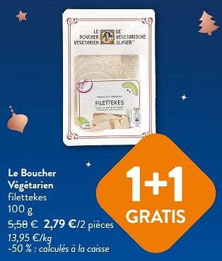 Promotions Le boucher végétarien filettekes - Le boucher végétarien - Valide de 13/12/2023 à 31/12/2023 chez OKay