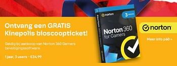 Promoties Norton 360 gamers - Norton - Geldig van 01/12/2023 tot 31/12/2023 bij Compudeals