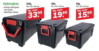 Promoties Opbergbox - Huismerk - Van Cranenbroek - Geldig van 18/12/2023 tot 01/06/2024 bij Van Cranenbroek