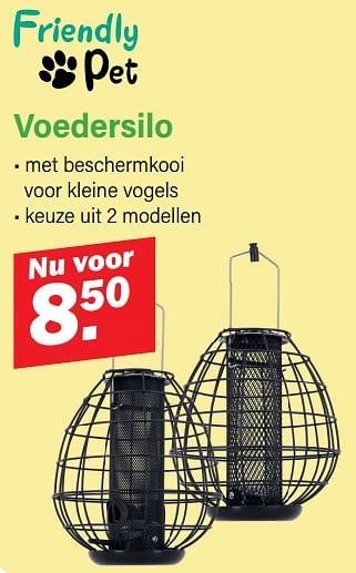Promotions Voedersilo - Friendly pet - Valide de 18/12/2023 à 01/06/2024 chez Van Cranenbroek