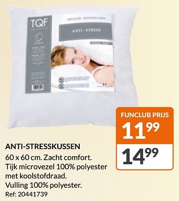 Promoties Anti-stresskussen - TQF - Geldig van 27/12/2023 tot 31/12/2023 bij Fun