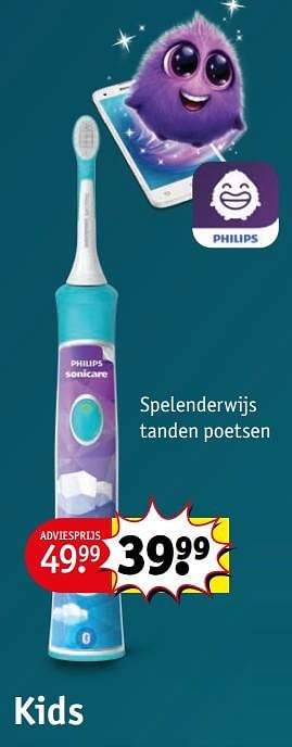Promoties Philips sonicare kids - Philips - Geldig van 26/12/2023 tot 31/12/2023 bij Kruidvat