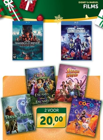 Promoties Disney + marvel films - Disney - Geldig van 09/12/2023 tot 31/12/2023 bij BoekenVoordeel