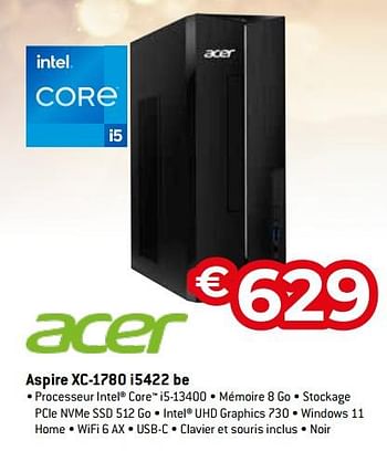Promotions Acer aspire xc-1780 i5422 be - Acer - Valide de 11/12/2023 à 31/12/2023 chez Exellent