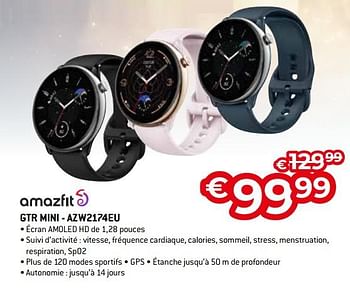 Promotions Amazfit gtr mini - azw2174eu - Amazfit - Valide de 11/12/2023 à 31/12/2023 chez Exellent