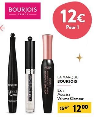 Promotions Mascara volume glamour - Bourjois - Valide de 20/12/2023 à 02/01/2024 chez DI