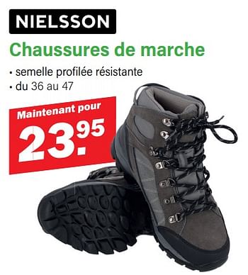 Promoties Chaussures de marche - Nielsson - Geldig van 18/12/2023 tot 01/06/2024 bij Van Cranenbroek