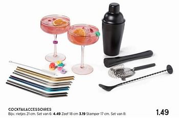 Promoties Cocktailaccessoires stamper - Huismerk - Xenos - Geldig van 25/12/2023 tot 31/12/2023 bij Xenos
