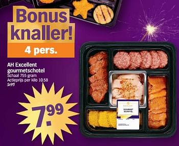 Promoties Ah excellent gourmetschotel - Huismerk - Albert Heijn - Geldig van 27/12/2023 tot 01/01/2024 bij Albert Heijn