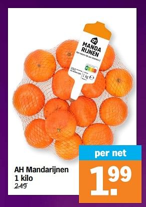 Promotions Ah mandarijnen - Produit Maison - Albert Heijn - Valide de 27/12/2023 à 01/01/2024 chez Albert Heijn