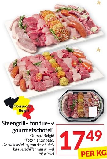 Promoties Steengrill-, fondue- of - gourmetschotel - Huismerk - Intermarche - Geldig van 26/12/2023 tot 31/12/2023 bij Intermarche