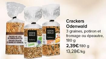 Promotions Crackers odenwald - Odenwald - Valide de 26/12/2023 à 01/01/2024 chez Carrefour