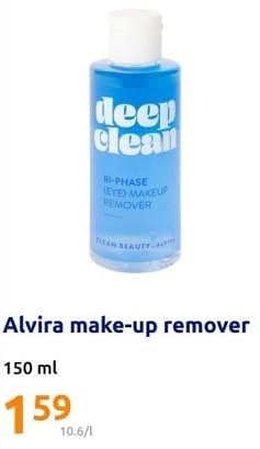 Promotions Alvira make-up remover - Alvira - Valide de 27/12/2023 à 02/01/2024 chez Action