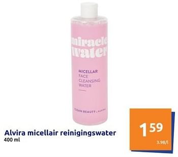 Promoties Alvira micellair reinigingswater - Alvira - Geldig van 27/12/2023 tot 02/01/2024 bij Action
