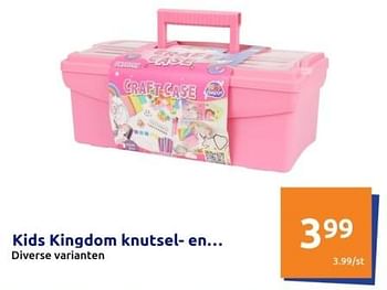 Promoties Kids kingdom knutsel- en - Huismerk - Action - Geldig van 27/12/2023 tot 02/01/2024 bij Action