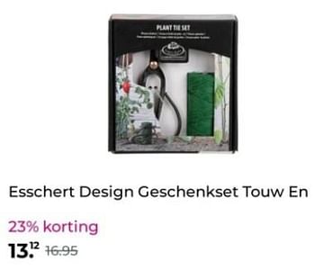 Promoties Esschert design geschenkset touw en - Esschert Design - Geldig van 26/12/2023 tot 31/12/2023 bij Plein