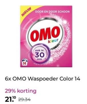 Promoties Omo waspoeder color - Omo - Geldig van 26/12/2023 tot 31/12/2023 bij Plein