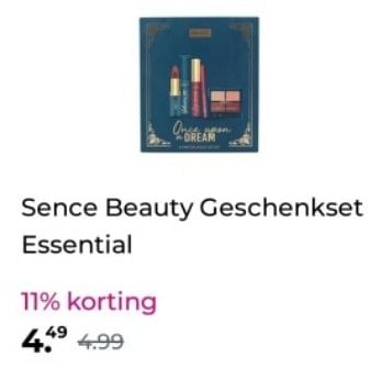 Promoties Sence beauty geschenkset essential - Sence - Geldig van 26/12/2023 tot 31/12/2023 bij Plein