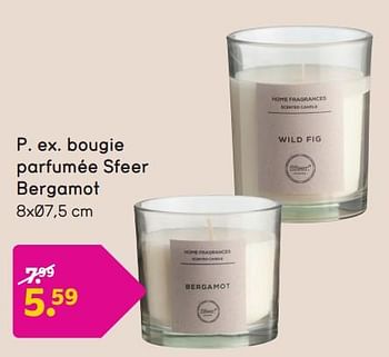 Promotions Bougie parfumée sfeer bergamot - Sfeer - Valide de 28/11/2023 à 02/01/2024 chez Leen Bakker