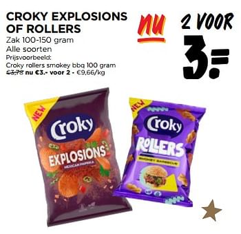 Promoties Croky rollers smokey bbq - Croky - Geldig van 27/12/2023 tot 02/01/2024 bij Jumbo