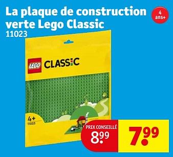 Promotions La plaque de construction verte lego classic - Lego - Valide de 26/12/2023 à 31/12/2023 chez Kruidvat