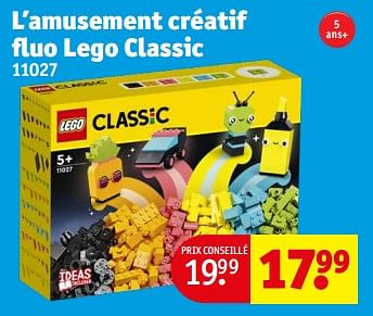 Promotions L’amusement créatif fluo lego classic - Lego - Valide de 26/12/2023 à 31/12/2023 chez Kruidvat