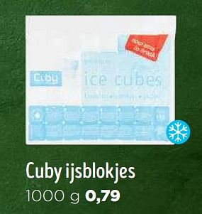 Promoties Cuby ijsblokjes - Cuby - Geldig van 06/12/2023 tot 02/01/2024 bij Jumbo