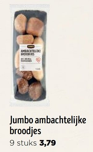 Promoties Jumbo ambachtelijke broodjes - Huismerk - Jumbo - Geldig van 06/12/2023 tot 02/01/2024 bij Jumbo