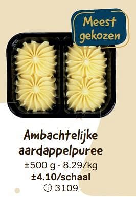Promoties Ambachtelijke aardappelpuree - Huismerk - Bon'Ap - Geldig van 08/11/2023 tot 02/01/2024 bij Bon'Ap