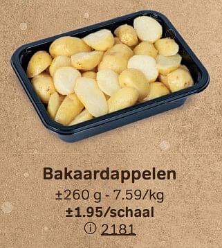 Promoties Bakaardappelen - Huismerk - Bon'Ap - Geldig van 08/11/2023 tot 02/01/2024 bij Bon'Ap