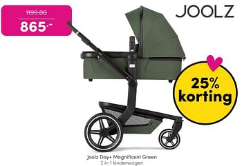 Promoties Joolz day+ magnificent green 2 in 1 kinderwagen - Joolz - Geldig van 26/12/2023 tot 05/01/2024 bij Baby & Tiener Megastore